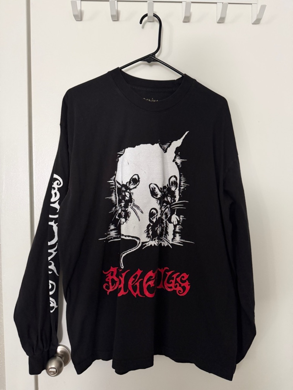 Boygenius Black Long Sleeve Tee 3 Mice